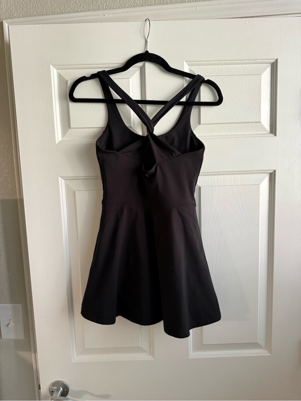 Spiritual Gangster Black Cross-Back Athletic Dress - Picture 2 of 5